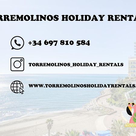 ¡Magnificas Vistas Al Mar! Piscina Y Wifi Gratis Leilighet Torremolinos Eksteriør bilde