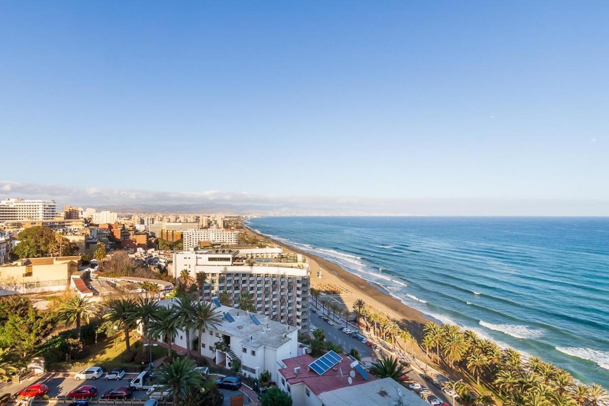 ¡Magnificas Vistas Al Mar! Piscina Y Wifi Gratis Leilighet Torremolinos Eksteriør bilde