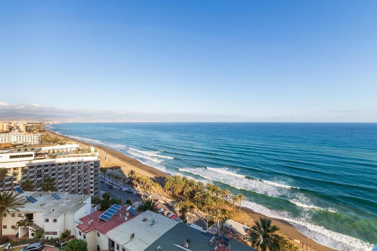¡Magnificas Vistas Al Mar! Piscina Y Wifi Gratis Leilighet Torremolinos Eksteriør bilde