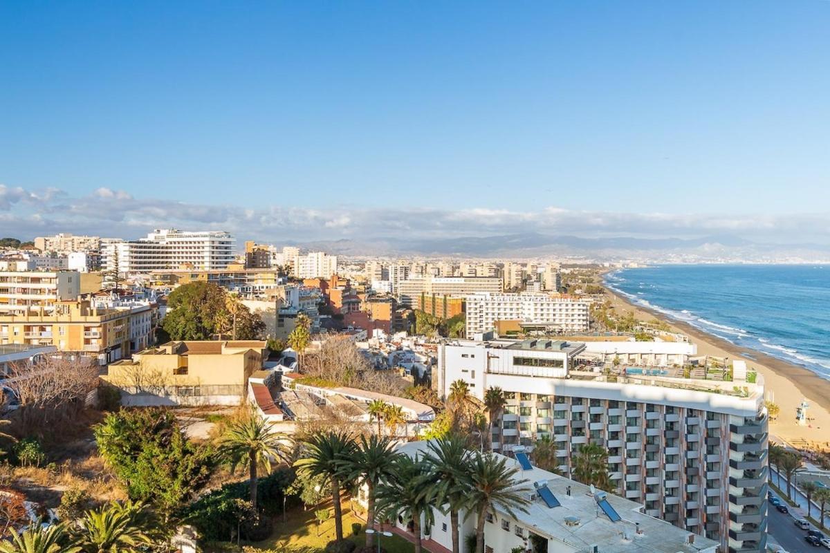¡Magnificas Vistas Al Mar! Piscina Y Wifi Gratis Leilighet Torremolinos Eksteriør bilde