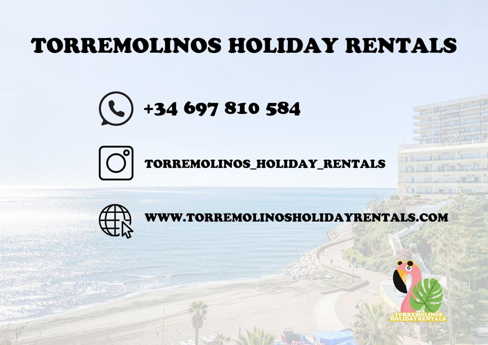 ¡Magnificas Vistas Al Mar! Piscina Y Wifi Gratis Leilighet Torremolinos Eksteriør bilde